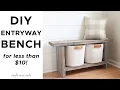 Easy DIY Entryway Bench for less than 10