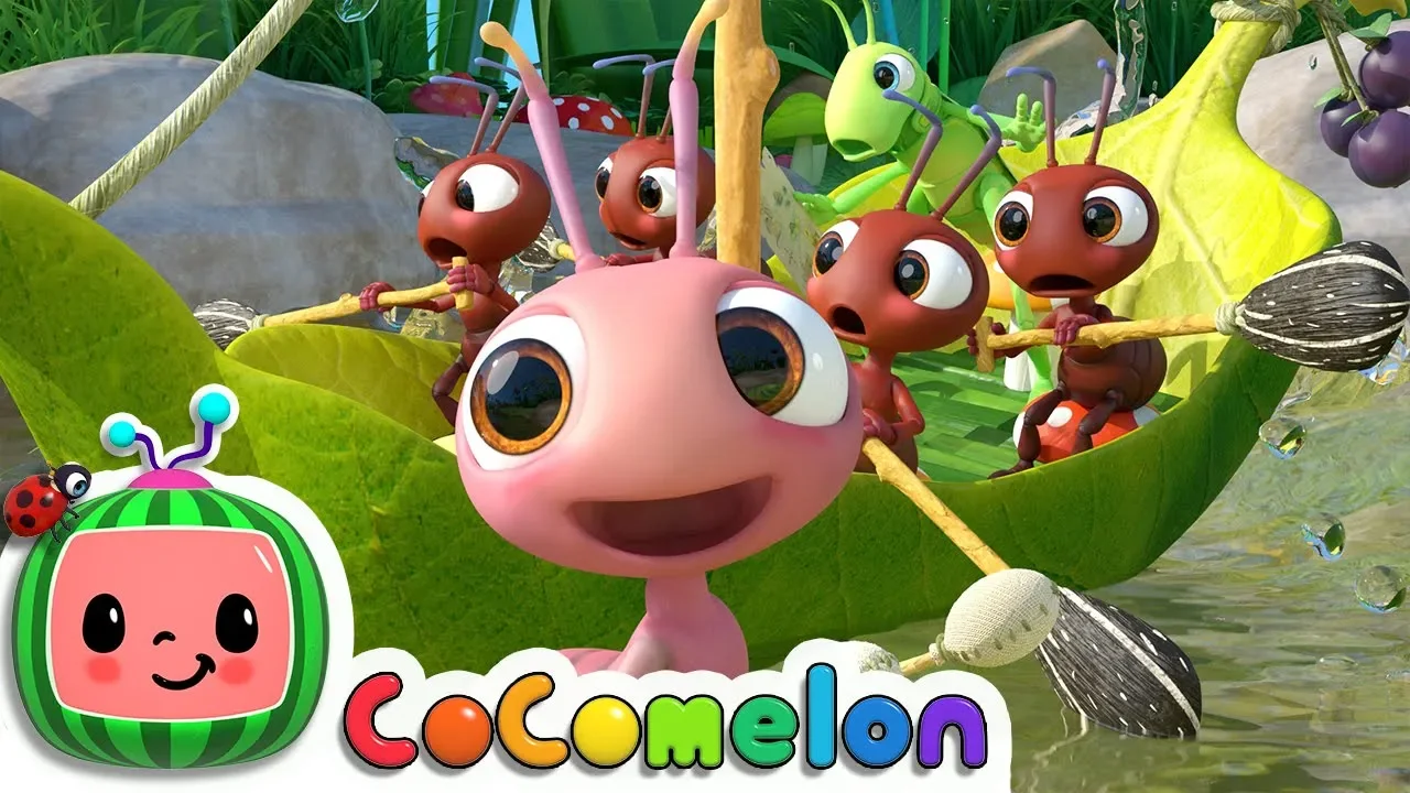 Row, Row, Row Your Boat (Ant Version) | CoComelon Nursery Rhymes & Kids Songs