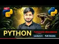 L4 Python Functions and Recursion python beginner friendly full course