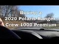 Buying a 2020 Polaris Ranger Crew 1000 Premium from Abernathy PowerSports