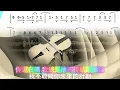 【bB】沒有人像我一樣 宇宙人 (Cosmos People)   動態簡譜 lyrics 有歌聲 vocals 06