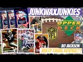 Upperdeck 1991 Football Pack Break Bo Jackson Barry Sanders Brett Favre Rookie Card Hunt JUNKWAX