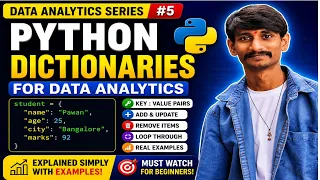 Python Dictionaries for Data Analytics Explained with Real Examples
