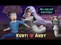 Lagu Kuntilanak naksir Andy, Pocong Patah Hati #HORORKOMEDI | Kartun Lucu, Kartun Hantu, Animasi Horror