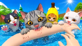 クレイジーな猫軍団たちと暮らしたら家が崩壊した… - Cat Cafe VR