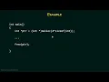 23 Releasing the Dynamically Allocated Memory using free
