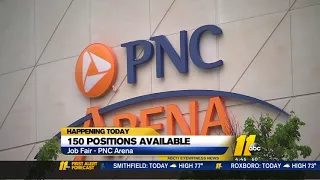 150 positions available at PNC Arena job fair