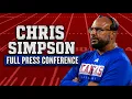 Chris Simpson likes what he s seen from the new-look LB room