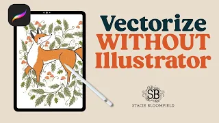 Turn Procreate Art Into Vector No Illustrator Needed Full Color Vectorizer Demo