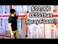 How we Insulated our Steel We used Foam Board vs Spray Foam Insulation
