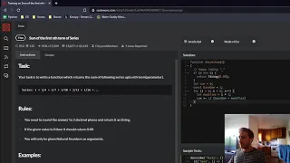 Codewars Sum of the first nth term of Series