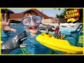 It s Shark Week Ocean Treasure Hunt Playset in the SWIMMING POOL