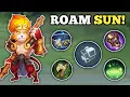 Lagu ROAM SUN NO COOLDOWN + REGEN HACK! (mythical honor!🙉) SUN BEST BUILD -MLBB