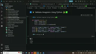 Python Anagram Program How to Check if Two Words Are Anagrams