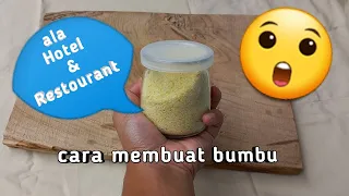 Mix seasoning cara membuat bumbu rahasia masakan untuk sehari-hari masak menjadi mudah