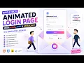 Built a Crazy Animated Login Page with HTML CSS JavaScript Envelope Login UI