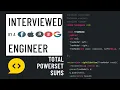 C interview with a FAANG engineer Target powerset sums