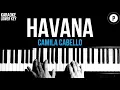 Lagu Camila Cabello - Havana Karaoke SLOWER Acoustic Piano Instrumental Cover Lyrics LOWER KEY