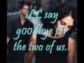 Download Lagu ill say goodbye for the two of us with lyrics