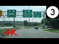 NJ Route 3 eastbound Secaucus Local Lanes 4K