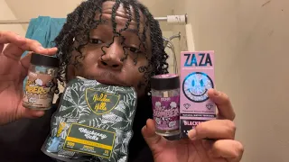 ZAZA UNBOXING PRE-ROLLS EDIBLES HOTBOX