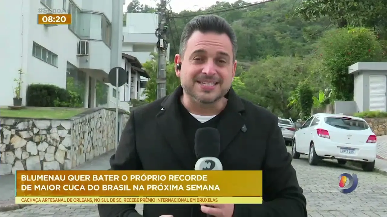 Corte da maior cuca do Brasil será na sexta-feira em Blumenau