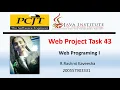 Java Institute Web Programming 1 eShop Project Task 43