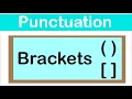 PARENTHESES SQUARE BRACKETS English grammar How to use punctuation correctly