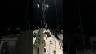 Sorting through the deck on @oceanresearchproject night 1