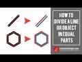 How to divide a or object in equal parts - Illustrator tutorial