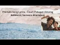 Premalo Song Lyrics   Court Telugu  Anurag Kulakarni, Sameera Bharadwaj