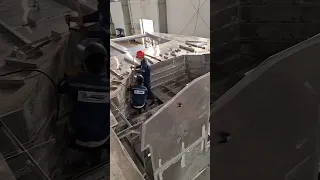 More deck plate about 13 weeks ago #welding #aluminiumfabrication #performanceboats #boatbuild