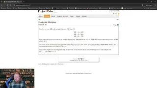 Project Euler Problem 38 Pandigital Multiples
