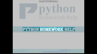 Python Homework Help