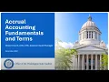 Accrual Accounting Fundamentals and Terms