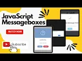 JAVASCRIPT MESSAGEBOXES