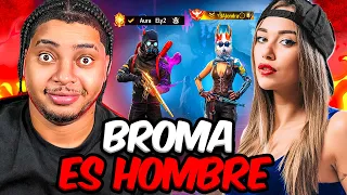 LE HICE UNA BROMA PESADA A ESTE YOUTUBER DE FREE FIRE 😂 PARTE 1 !