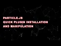 How to Use Particles JS Particle JS Effect Jquery Plugin Tutorial 1