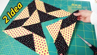 🦋2 Beautiful and Easy Patchwork Ideas for Beginners