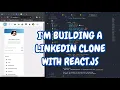 I m Building a LinkedIn Clone with ReactJs and Material UI