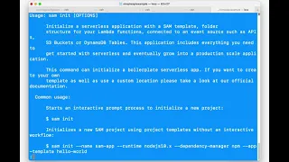 AWS Serverless Application Model SAM