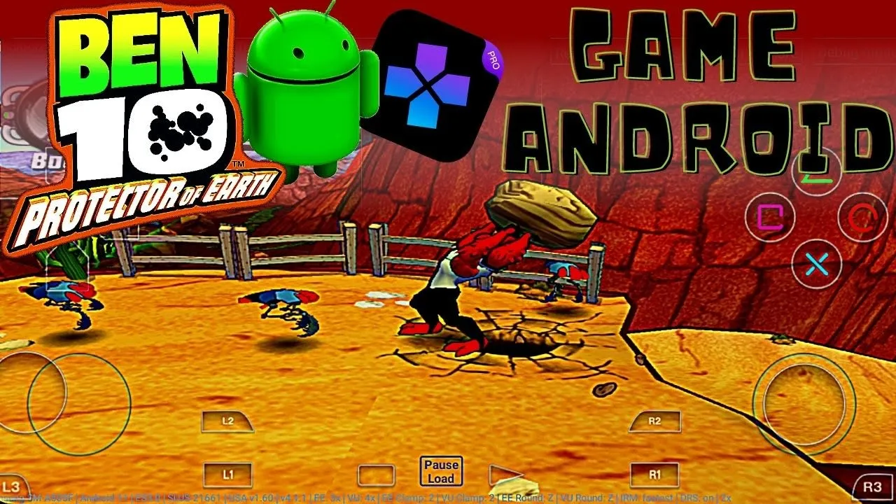 Ben 10 Protector Of Earth PS2 Emulator - Damon PS2 PRO - Ben 10 Protector Android Gameplay 2021