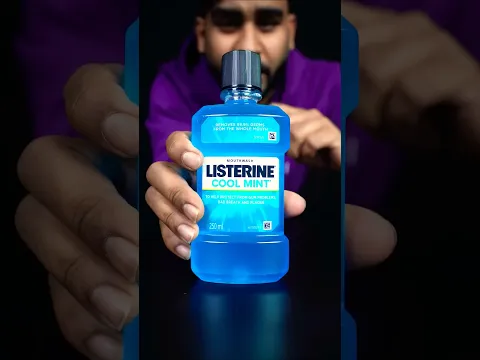 Drinking Listerine 🤮 #yashkeexperimentshorts