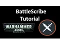 BattleScribe Warhammer 40k Tutorial