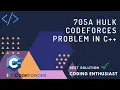 705A Hulk codeforces problem in c codeforces for beginners codeforces solution codeforces