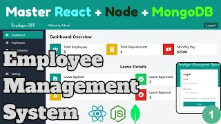 MERN Stack Employee Management System - Project Overview File Structure Part 1