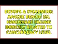DevOps SysAdmins Apache Bench SSL handshake failing directly related to concurrency level