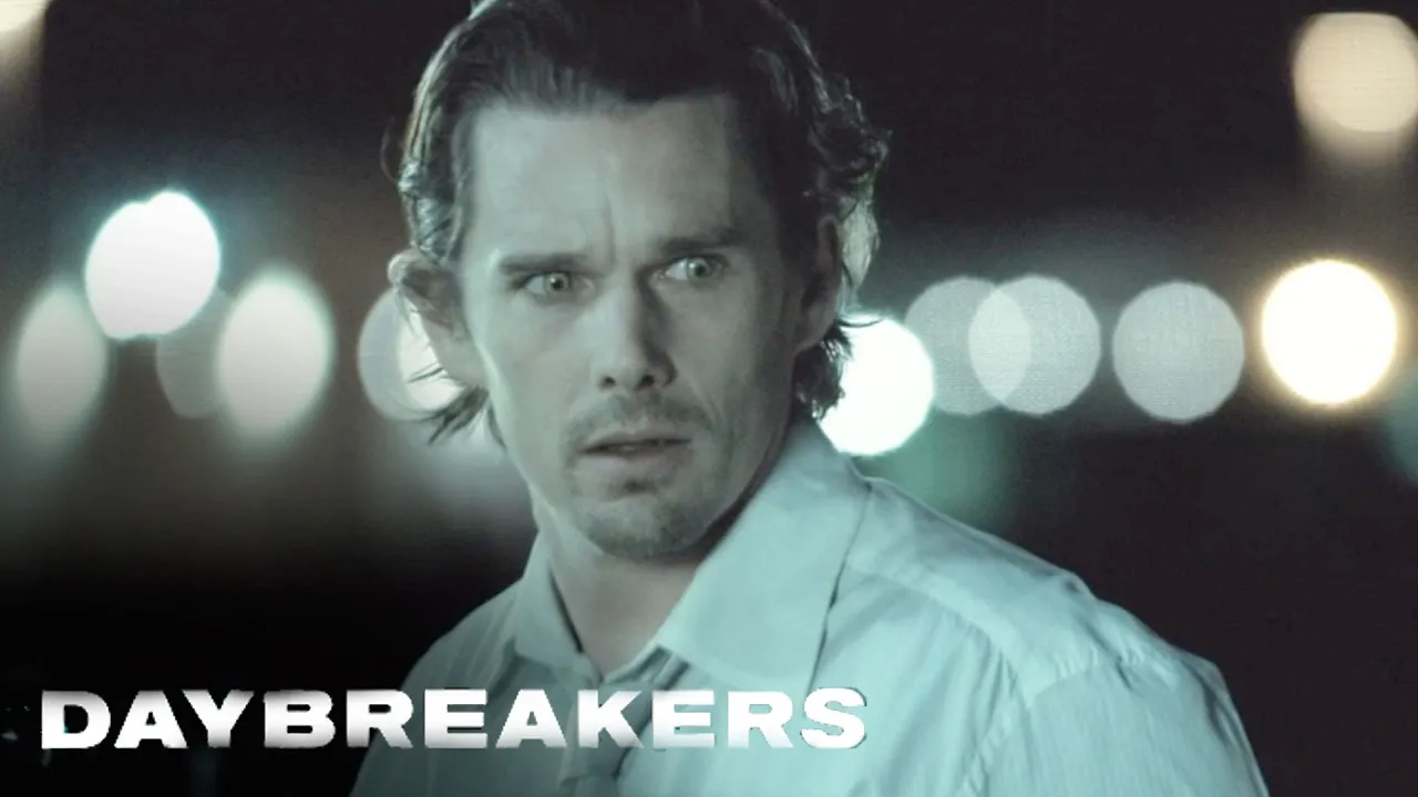 Edward Gets Into An Accident & Helps Some Humans | Daybreakers
