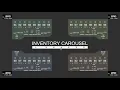 Inventory Carousel L-Shaped Unity Asset demonstration