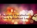 Creating a Flocabulary Class and Student Login